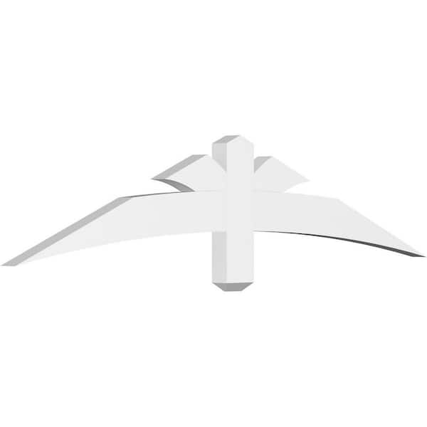 Ekena Millwork Davenport 60 in. W x 12.5 in. H x 2 in. D Signature Polyurethane Bracket
