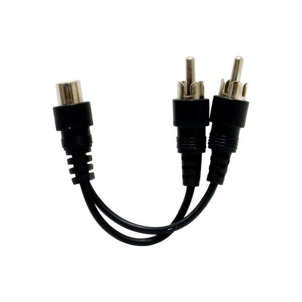 GE RCA Dual Plugs to 3.5 mm Jack RCA Adapter