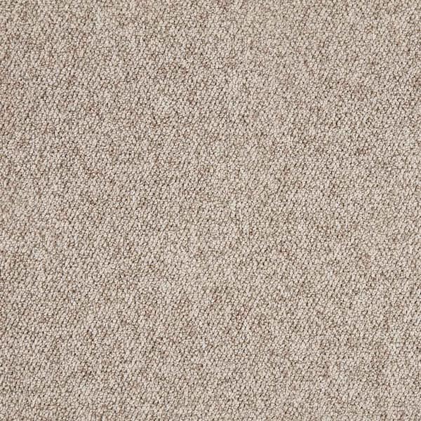 TrafficMaster Hanville  - Linen - Beige 27 oz. SD Polyester Loop Installed Carpet