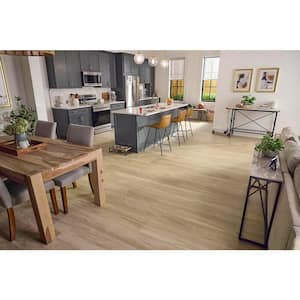 Bailey's Beach Oak 22 MIL x 8.7 in. W x 59 in. L Click Lock Waterproof Luxury Vinyl Plank Flooring (25 sqft/Case)