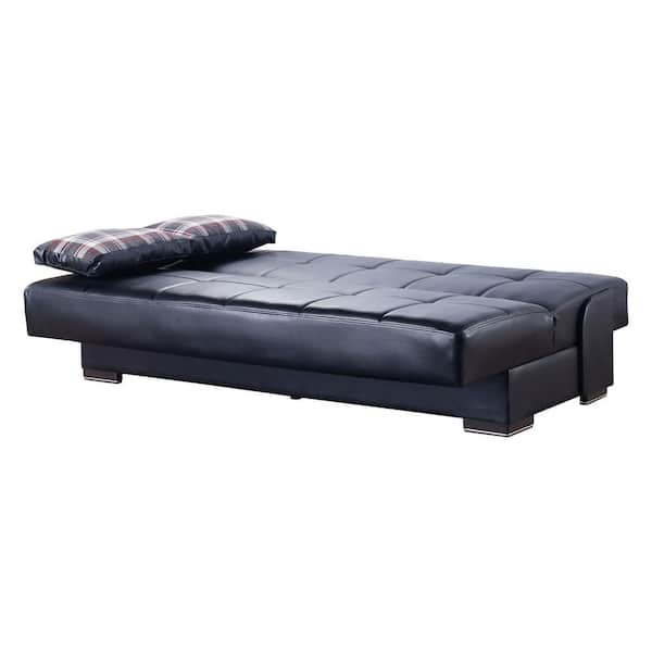 Modern Faux Leather Sofa Bed Couch, Convertible Folding Sofa Bed, 3 Seater Sofa  Click Clack Bed Sleeper for Living Room - Bed Bath & Beyond - 36687113