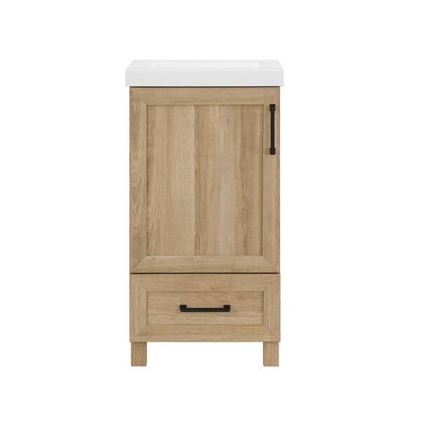 Glacier Bay Tobana 18 in. W x 19 in. D x 34.50 in. H Bath Vanity in