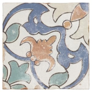 Paula Purroy Catalan Fiesta 5.11 in. x 0.35 in. Matte Ceramic Wall Tile Sample