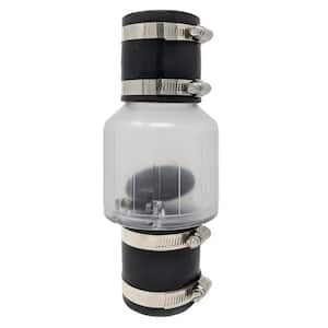 2 in. Silent Clear Sewage or Sump Pump Check Valve
