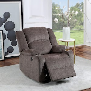 Almedan Brown with Care Kit Chenille Power Recliner