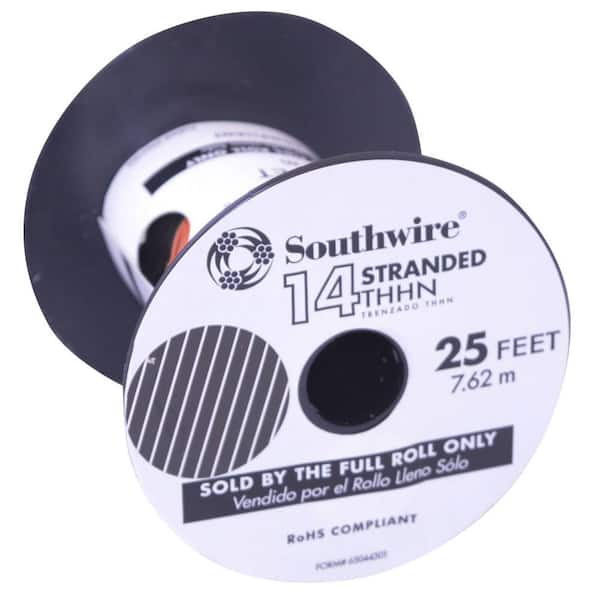 Southwire 500 ft. 14 Green Solid CU THHN Wire 11583258 - The Home Depot