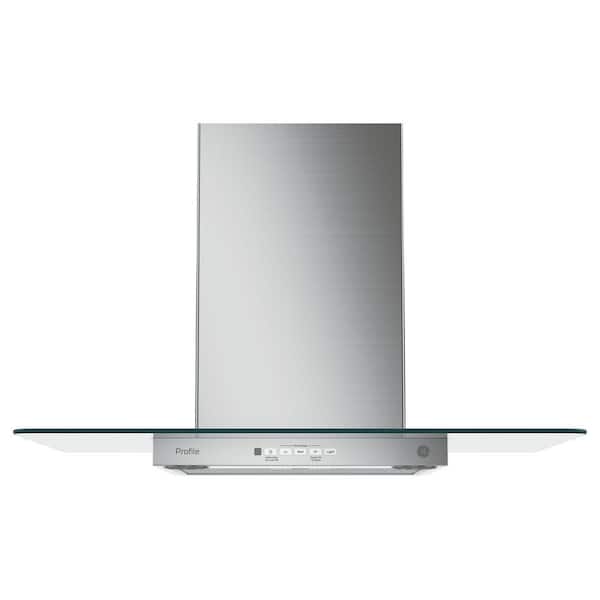 GE Profile 30 in. Convertible Chimney Range Hood in Stainless Steel