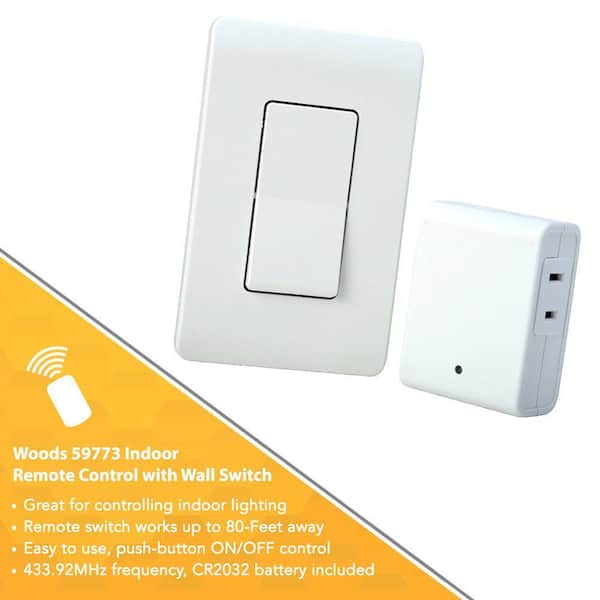 Wireless Remote Control Power Outlet Light Switch Socket Strong Signal  Universal