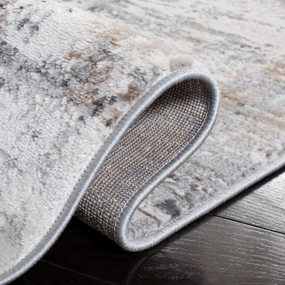 Amelia Ivory/Gray 9 ft. x 12 ft. Abstract Area Rug - thumbnail 6