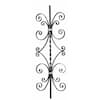 arteferro 35-7/16 in. x 11-13/16 in. x 1/2 in. Wrought Iron Square Bar ...