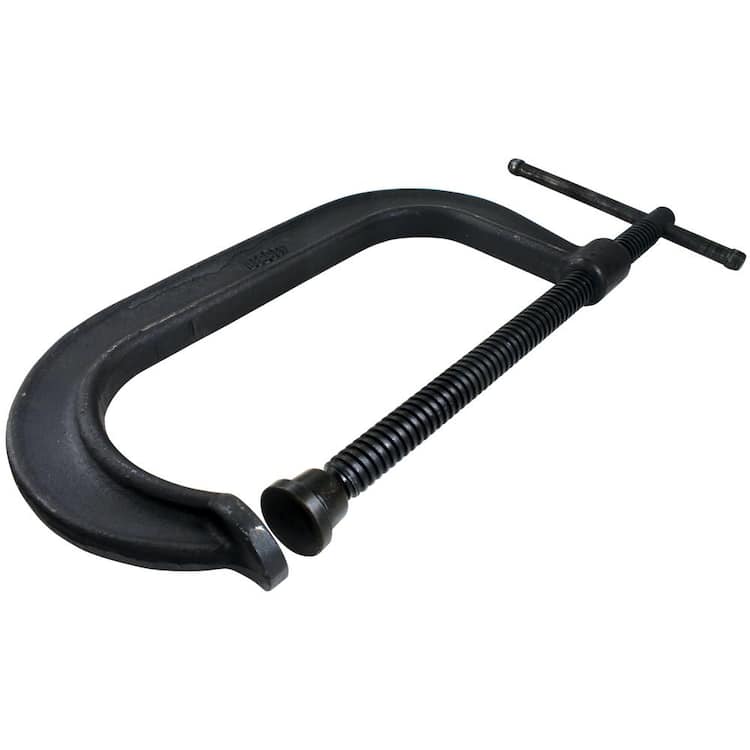 BESSEY CDF Series 12 in. Capacity Drop Forged C-Clamp with 5-3/4 in. Throat Depth