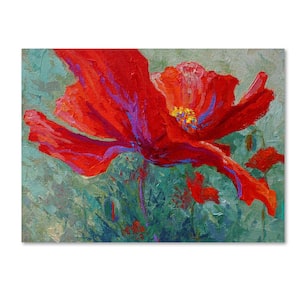 24 in. x 32 in. "Red Poppy 1" by Marion Rose Printed Canvas Wall Art