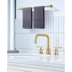 24 in. Stainless Steel Wall Mounted Towel Bar in Gold