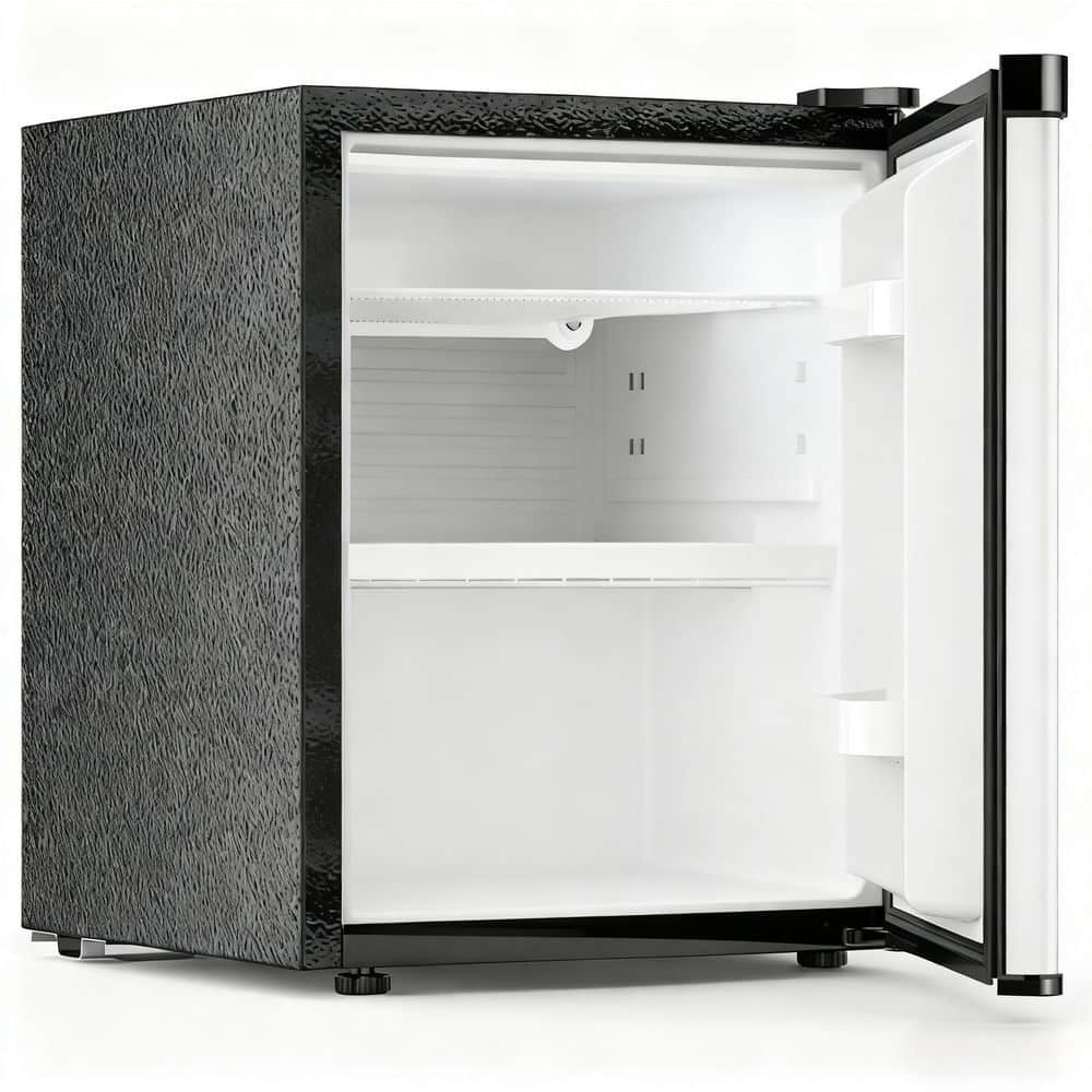 17.52 in 1.6 cu. ft. Mini Refrigerator with Freezer, Removable Glass Shelf, Single Reversible Door in Silver price history on PriceWatchPro