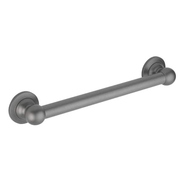 24 in. Rounded Style Grab Bar in Gun Metal