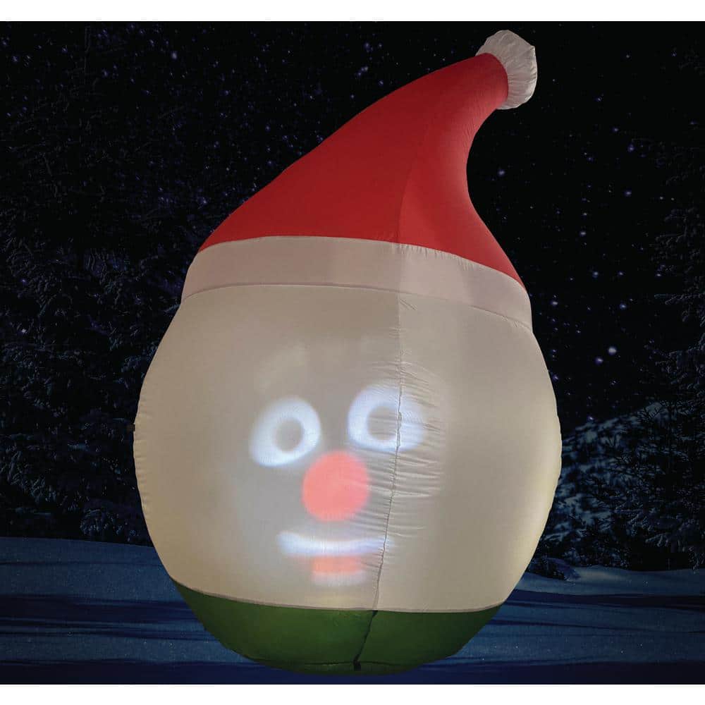 6 ft. Animated Inflatable Snowman with Color Changing LED Lights