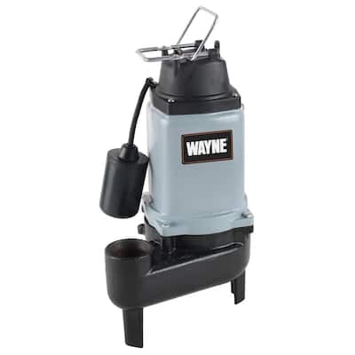 wayne pump utility pumps hp sewage volt