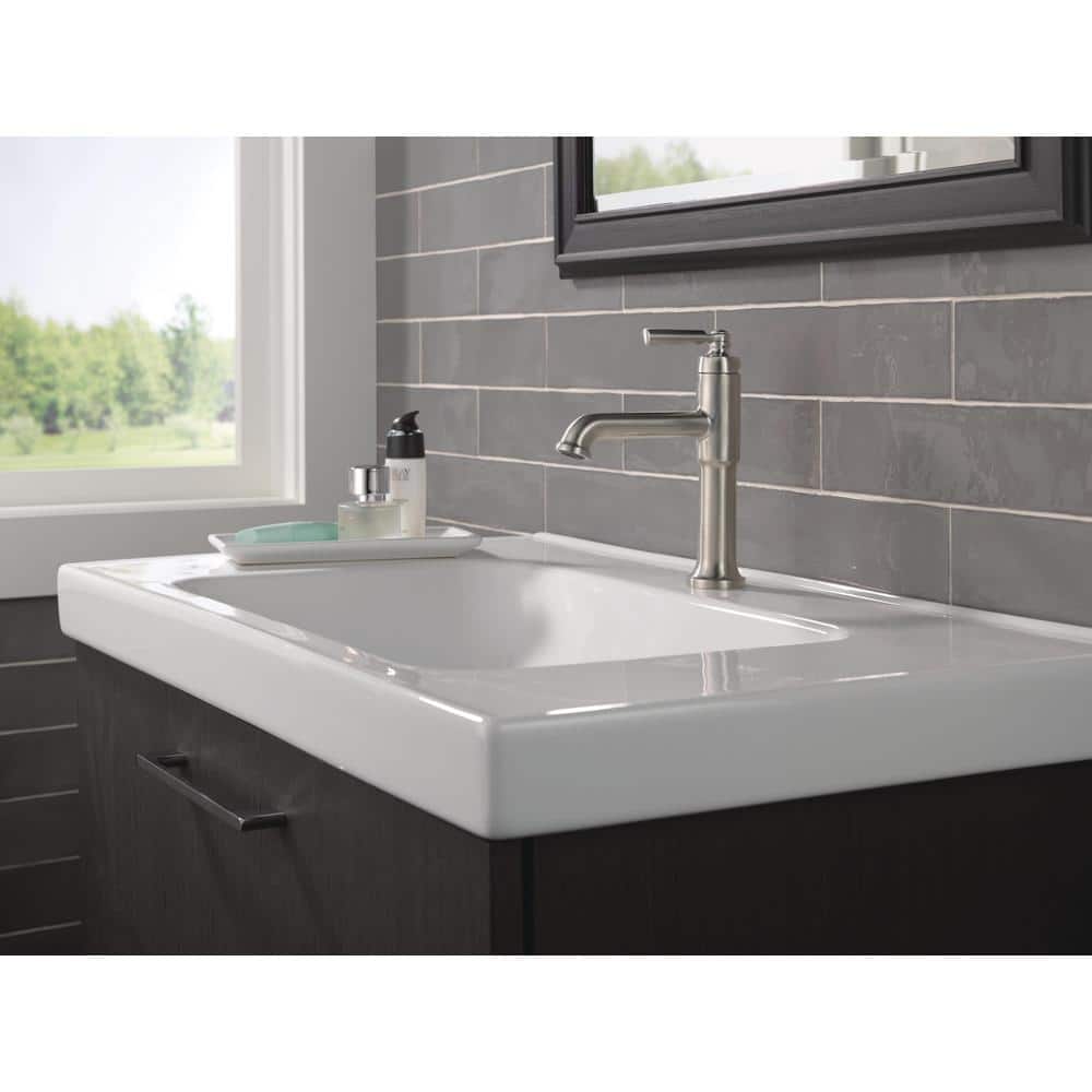 Saylor Brilliance Stainless Single Hole Bathroom Faucet