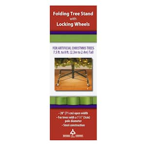 28 in. Metal Revolving Tree Stand