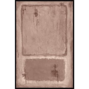"Unequal Division" by Marmont Hill Floater Framed Canvas Abstract Art Print 24 in. x 16 in.