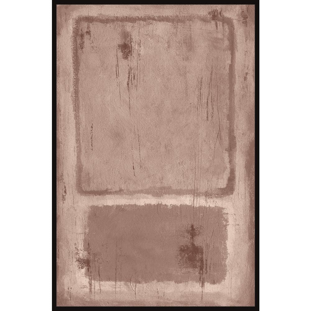 Unequal Division by Marmont Hill Floater Framed Canvas Abstract Art Print 4