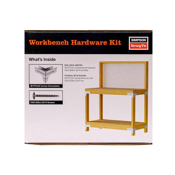 Simpson Strong-Tie WBSK Workbench and Shelving Hardware Kit