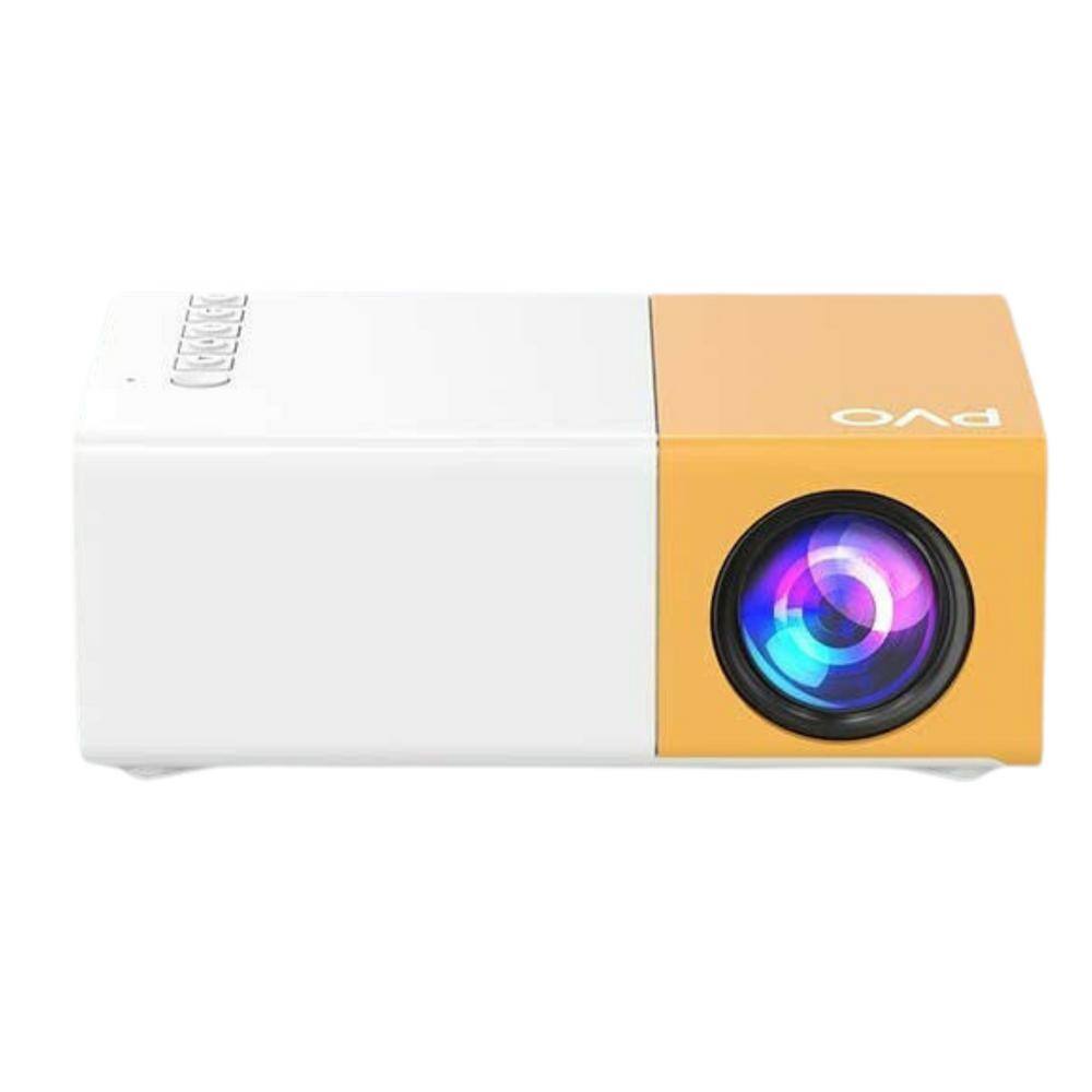 1920 x 1080 Full HD Portable Lightweight LED Mini Projector with 2000 Lumens, HDMI, USB Interfaces and Remote Control -  Lukyamzn, PH012LT013