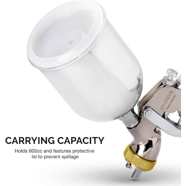 INTERTOOL HVLP Air Spray Gun Set, 3 Paint Sprayers with Cups, 0.8/1.3/1.7mm, Air Regulator, Disposable Cup Adapter, All Auto Paint, Touch-up and Topcoat, Primers PT08-1505 INTERTOOL HVLP Air Spray Gun Set, 3 Paint Sprayers with Cups, 0.8/1.3/1.7mm, Air Regulator, Disposable Cup Adapter, All Auto Paint, Touch-up and Topcoat, Primers PT08-1505