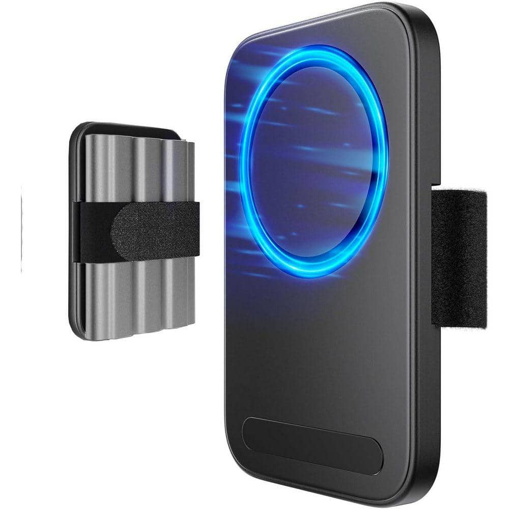 Magnetic SSD Clip for iPhone 16/15 Pro Max Filming Accessories with Adjustable Velcro and Powerful Magnet