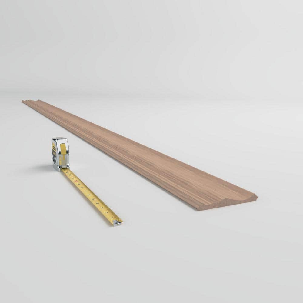 96" Red Oak Solid Wood Crown Molding