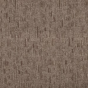 Crystal Cavern - Argonite-Brown 12 ft. 45 oz. Triexta PET Pattern Installed Carpet