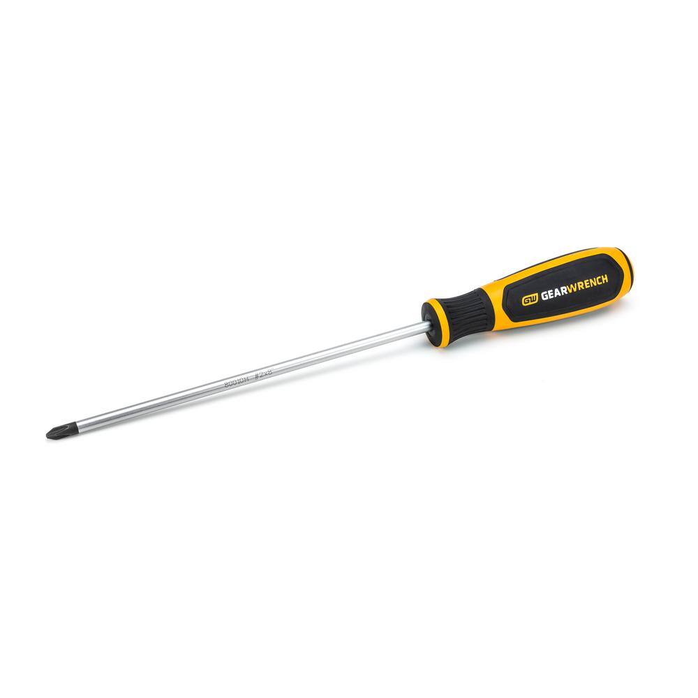 GEARWRENCH #2 x 8 in. Phillips Dual Material Screwdriver