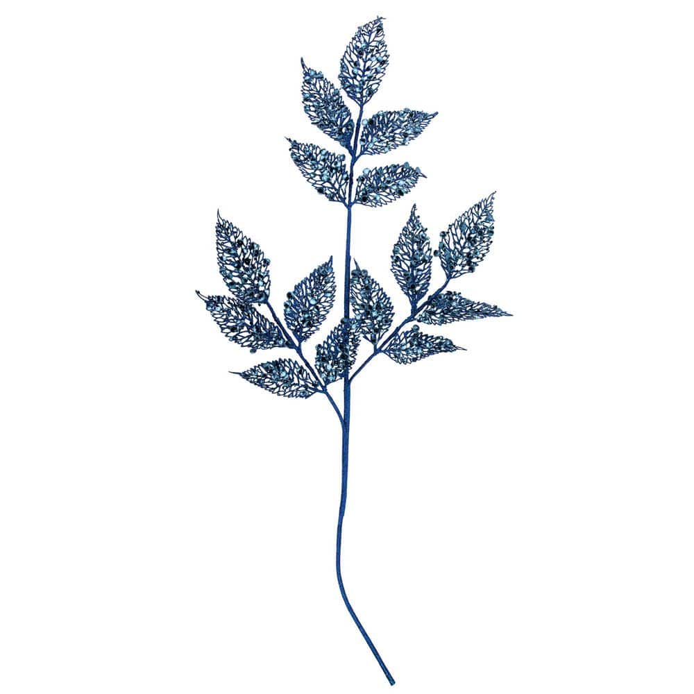"37"" Glittered Blue Fern Christmas Spray" price history on PriceWatchPro