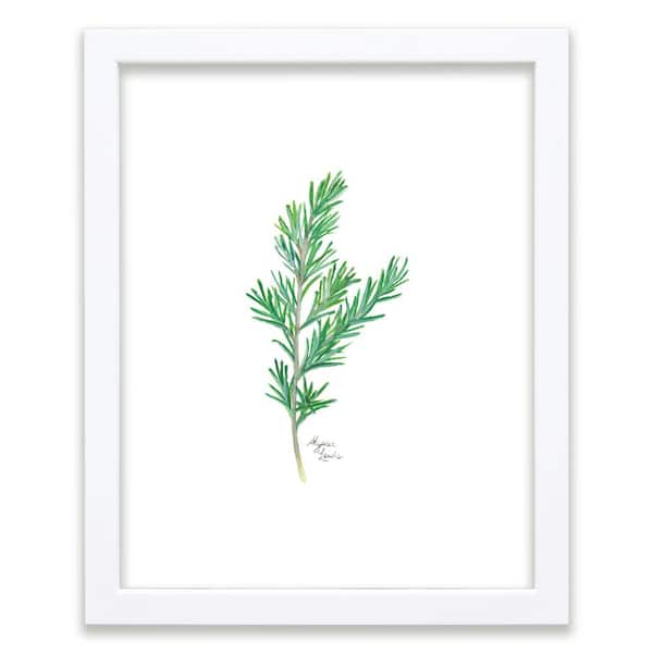 Unbranded Nature's Lace 2 "Rosemary" by Alyssa Lewis Individual White Framed Nature Art Print 24 in. x 18 in.