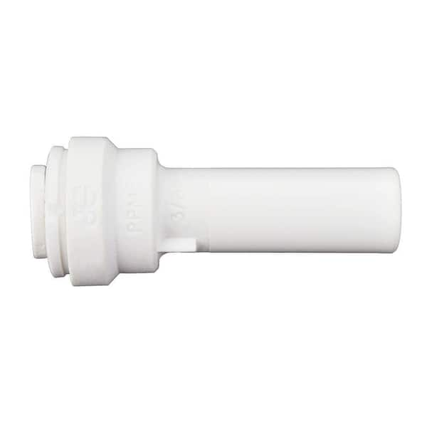 John Guest 3/8 in. x 1/4 in. Polypropylene Push-to-Connect Reducer Fitting (10-Pack)