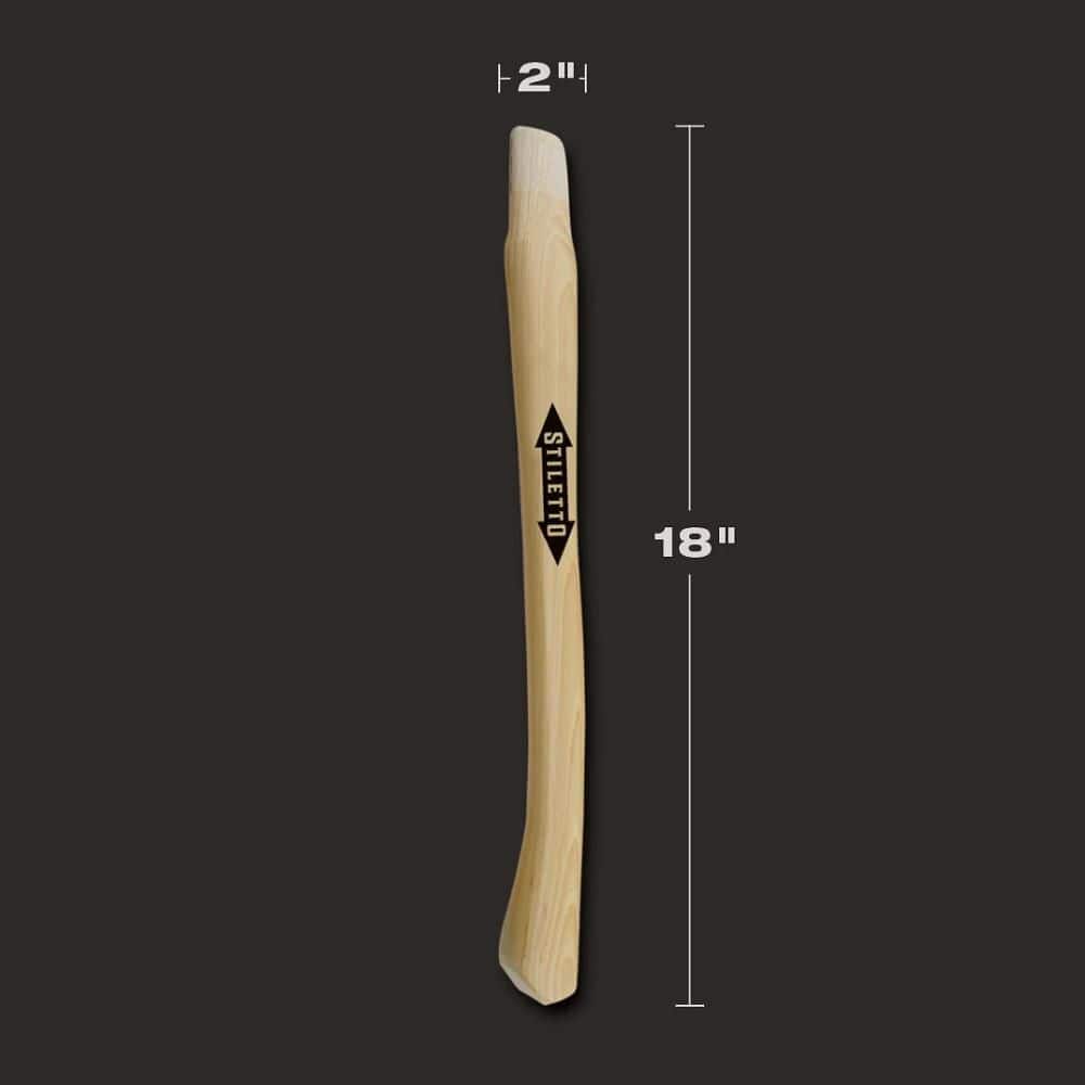 18-Inch Curved Hickory Replacement Handle for Hammers