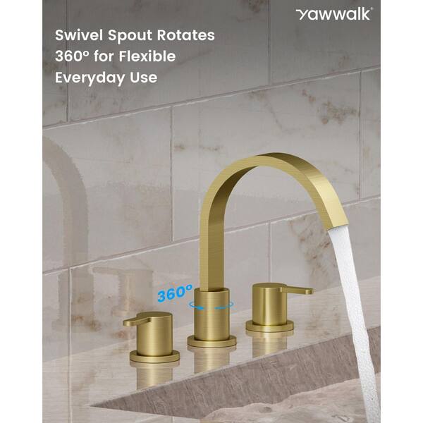 瀑布27 TRIPHIL Waterfall Bathroom Faucets with 3 Mode Pull Down