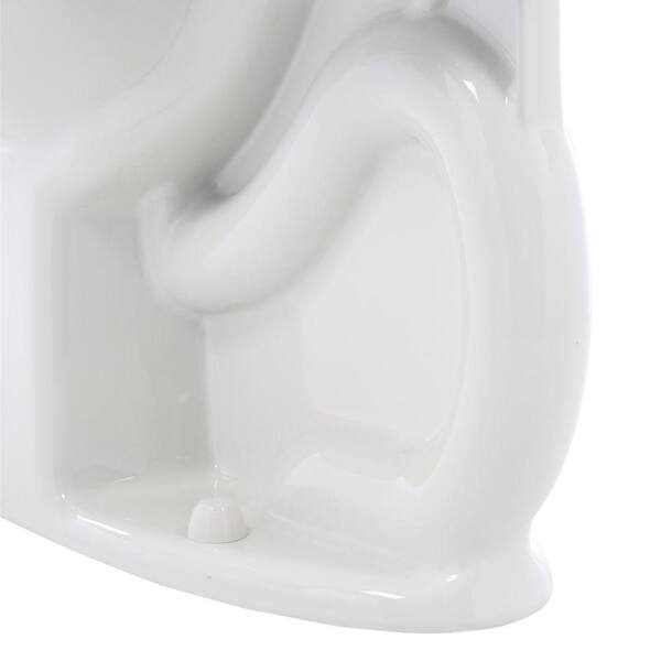 American Standard - H2O Option Siphonic Dual Flush Chair Height Elongated Toilet Bowl Only in White