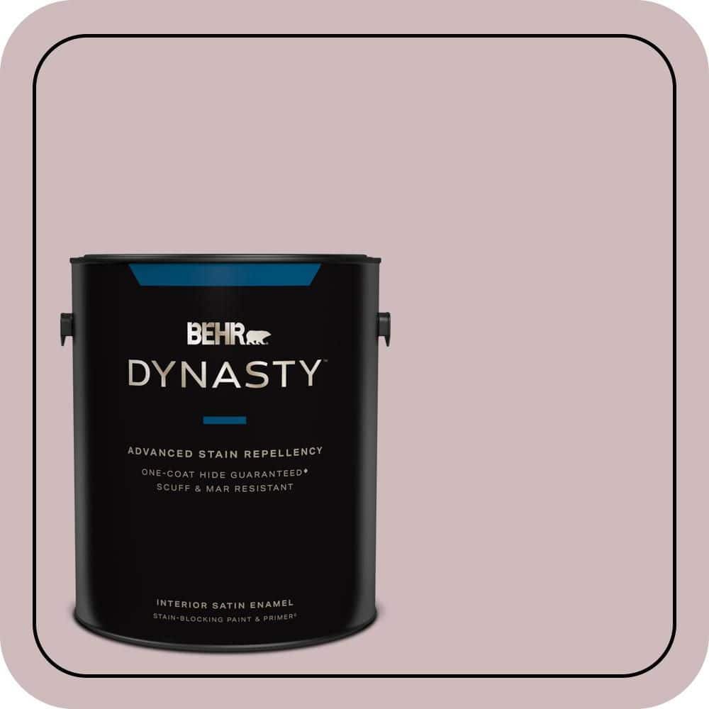 1 gal. #N120-3 Mauve It Satin Enamel Interior Stain-Blocking Paint & Primer price history on PriceWatchPro