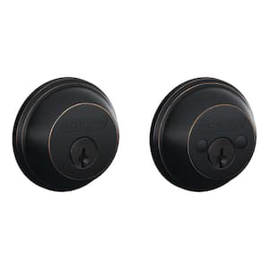 B62 Series Aged Bronze Double Cylinder Deadbolt Certified Highest for Security and Durability