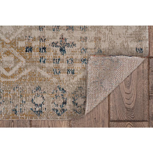 Leopold Sand & Blue 8x10 Area rug