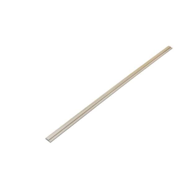 .4375 in. D x 1.5 in. W x 92 in. L Unfinished Poplar Wood Panel Moulding