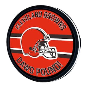 Cleveland Browns 15 in. Round Plug-in LED Lighted Sign
