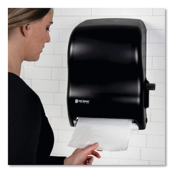 Heavy Duty Metal Roll Holder Wall Mounted Butcher Paper Towel Dispenser  24-Inch