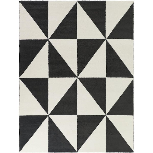 Rex Charcoal 5 ft. x 7 ft. Area Rug