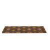 Natural Coir Outdoor Doormat with Multicolor Geometric Print