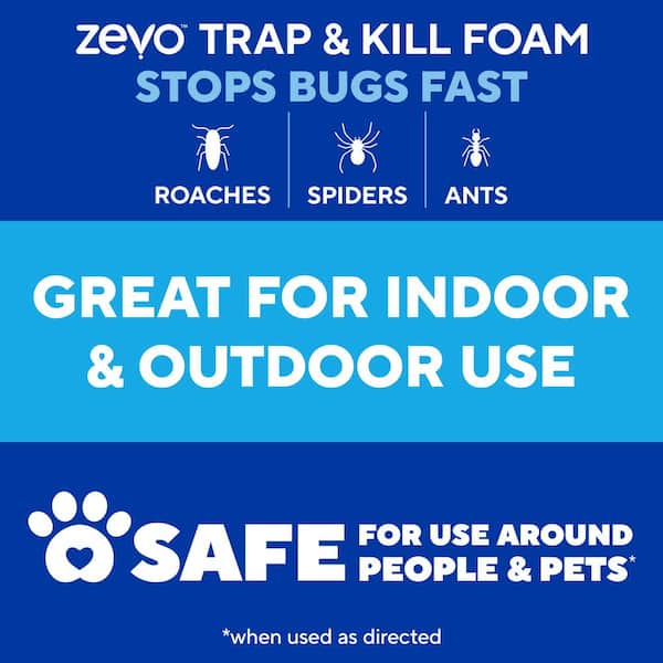 12 oz. Trap and Kill Foam Ant, Roach, and Spider Insect Killer Trigger Spray