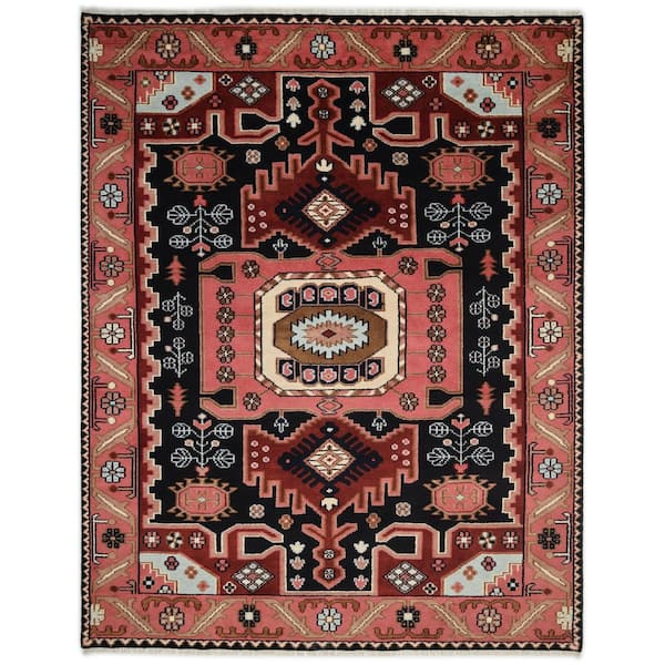 Mojave Bohemian Black 9 ft. x 12 ft. Area Rug