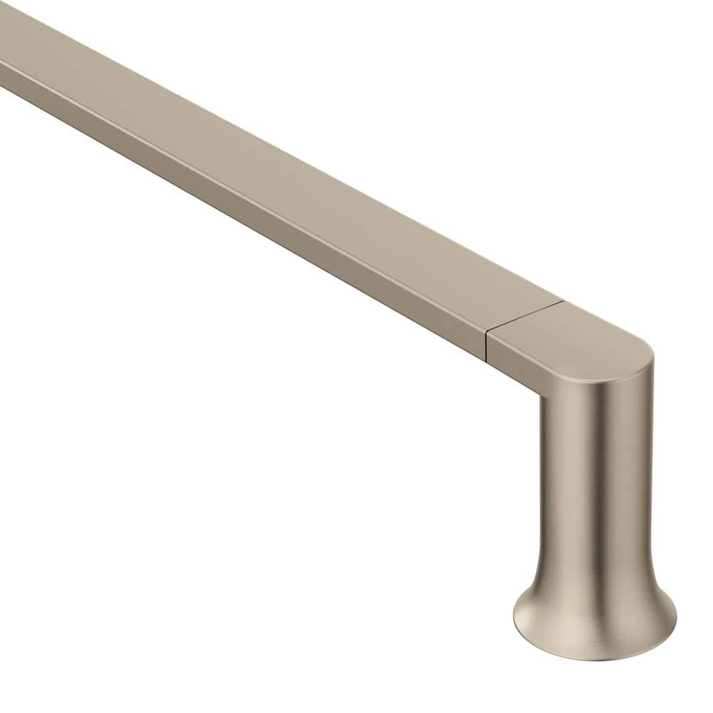Brushed Nickel Modern 18-Inch Wall Mounted Towel Bar