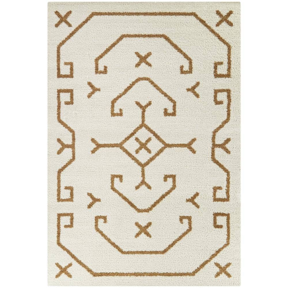 Elina Brown 5 ft. x 7 ft. Moroccan Area Rug price history on PriceWatchPro